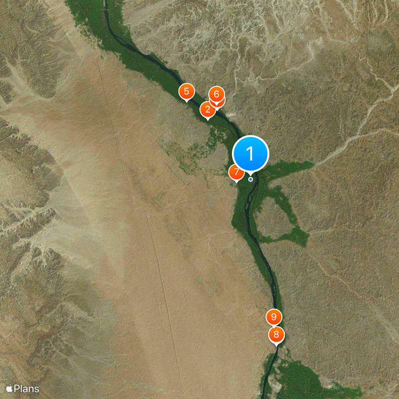 Tempel van Horus Kaart