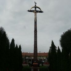 Centrální kříž na hřbitově