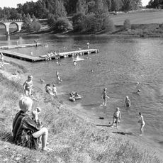Public beach Arbogaån, Villagatsbadet