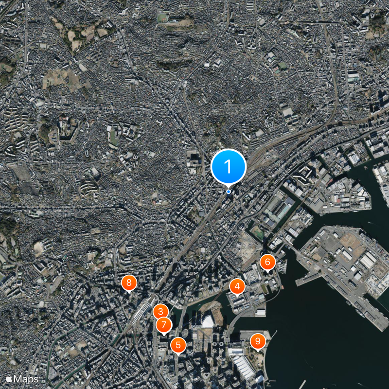 Higashi-Kanagawa Station Map