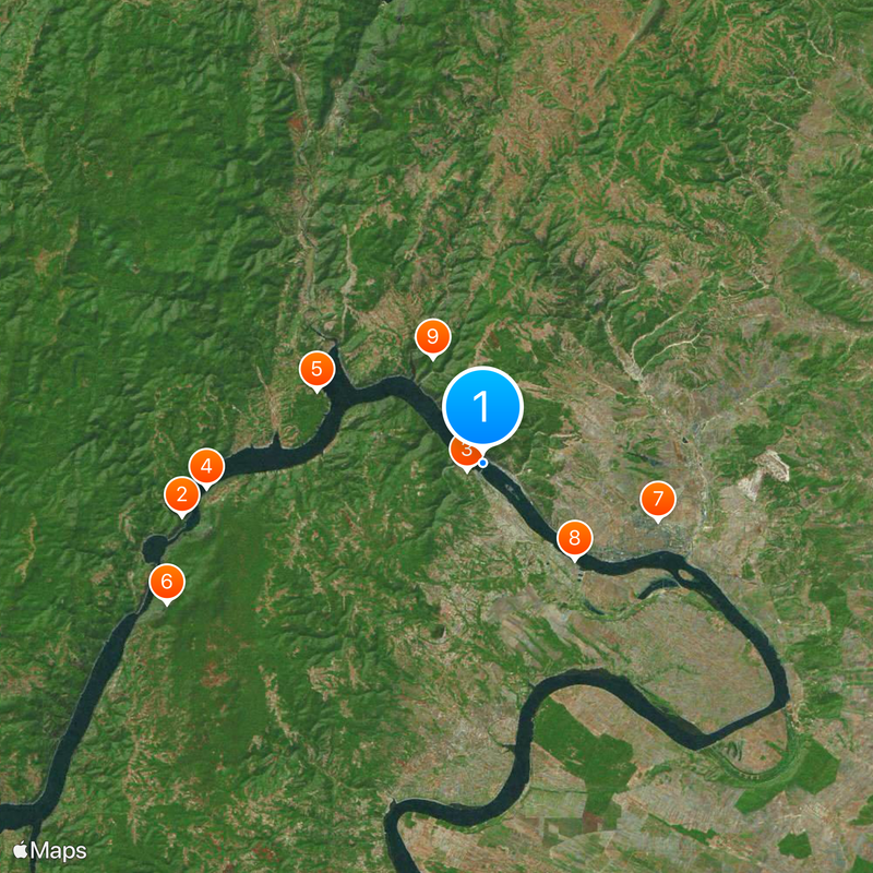 Iron Gate I Hydroelectric Power Station Mapa