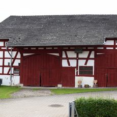 Half-timbered barn