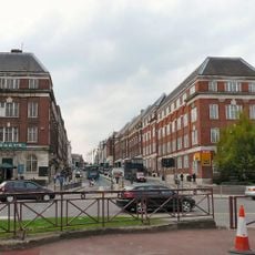 Railings Enclosing The Petrol Station