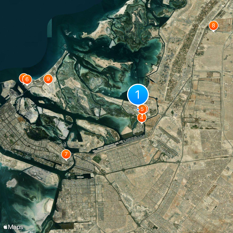 Warner Bros. World Abu Dhabi Mapa