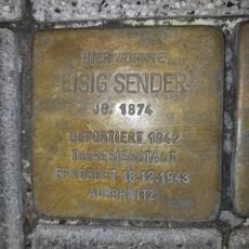 Stolperstein dedicated to Eisig Sender