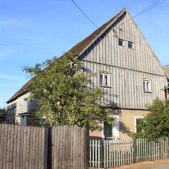 Östliches Wohnstallhaus eines Dreiseithofes Am Teichdamm 6