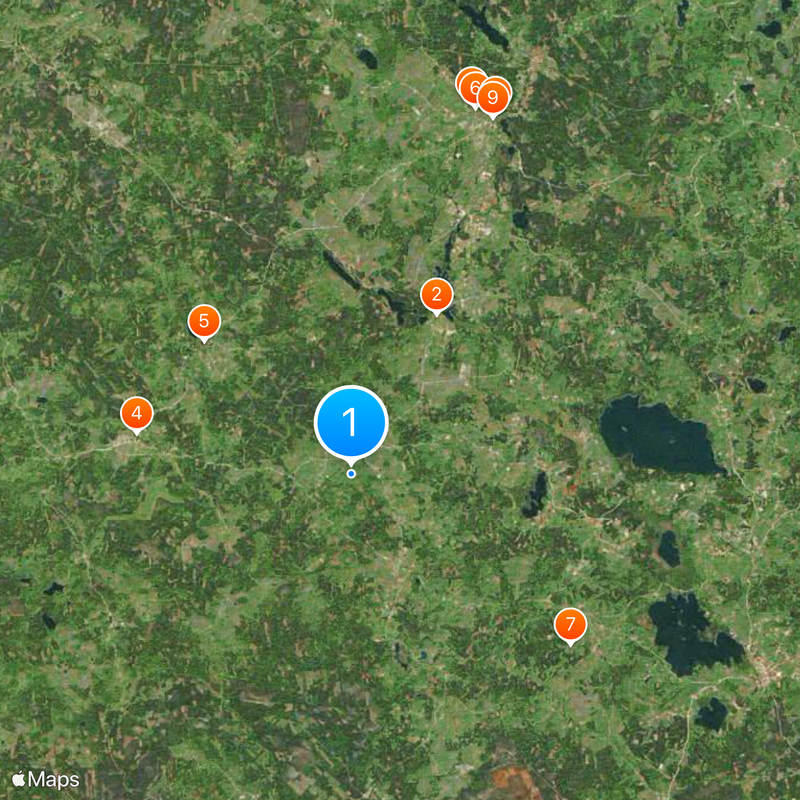 Gauja Map