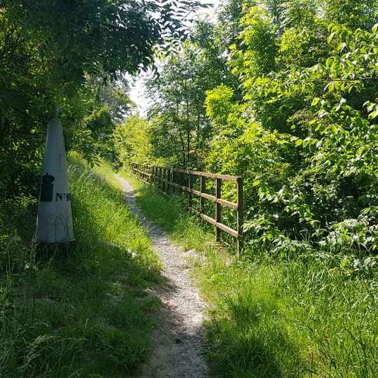 Belgium-Netherlands boundary stone no. 105