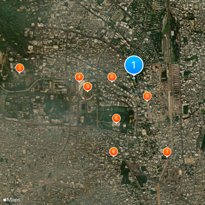 Notre Dame College, Dhaka Map