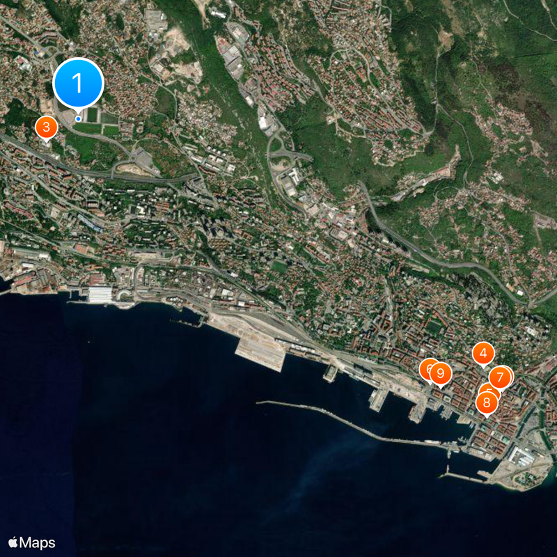 Stadion Rujevica Map