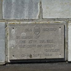 Plaquette voor de ‘Old Hickory’ Divisie (1)