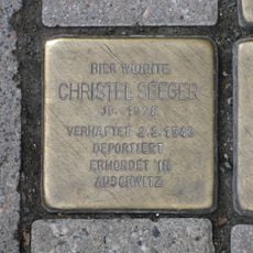Stolperstein à la mémoire de Christel Seeger