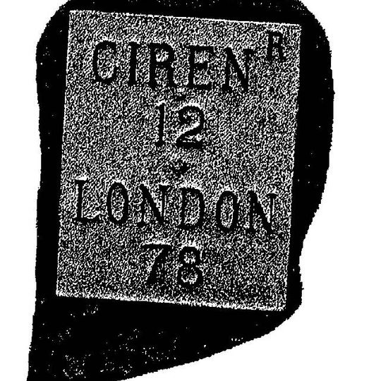 Milestone, ragully 157 yds W of entrance to Butlers Court