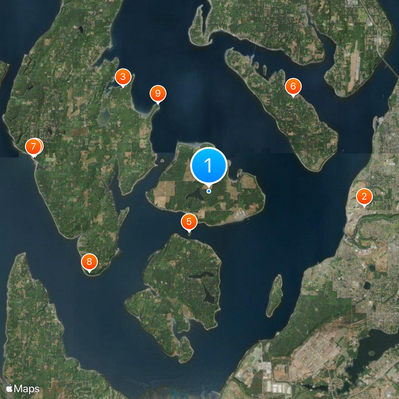 McNeil Island Map