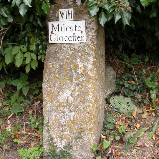 Milestone, Wick Street; 50m N The Malt House