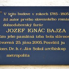 Memorial room of Jozef Ignác Bajza