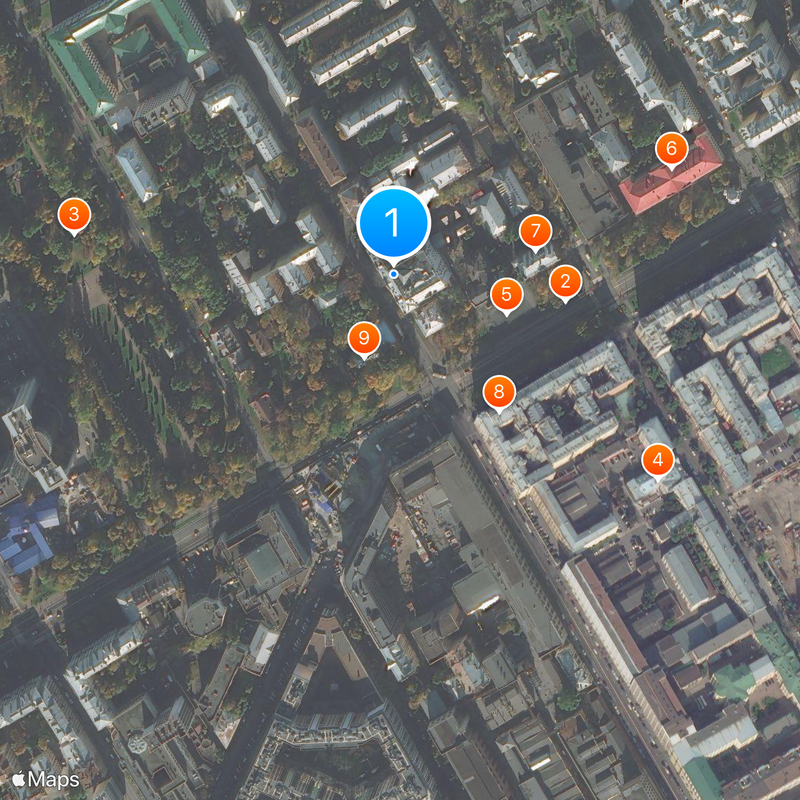 Faculty of Law, Saint Petersburg State University Map