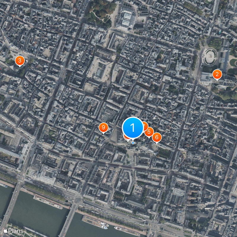 Catedral de Rouen Mapa