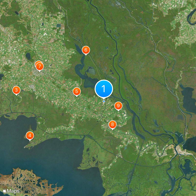 Chitimacha Map