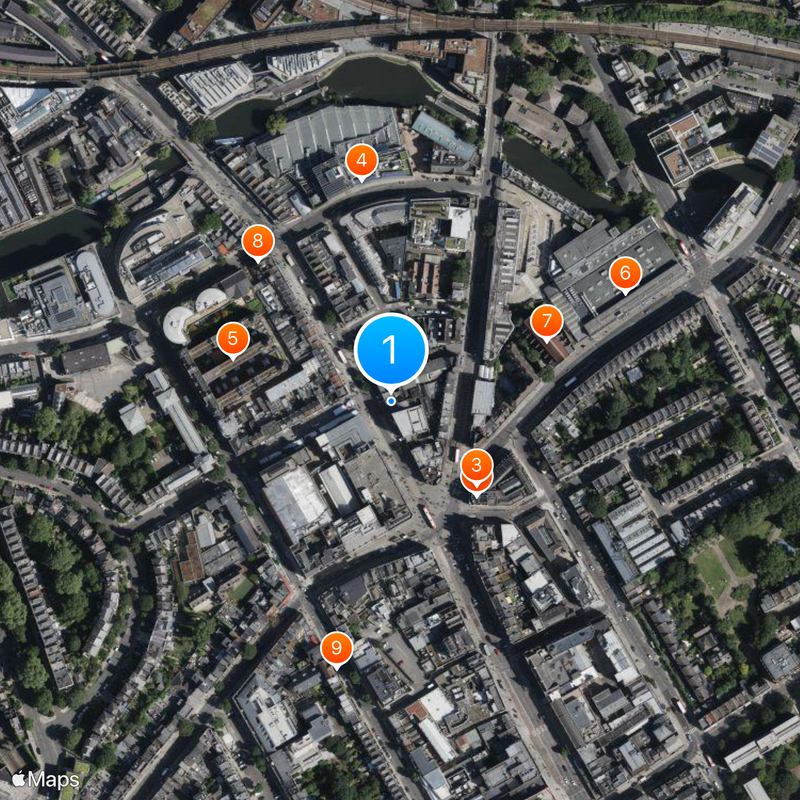Electric Ballroom Map
