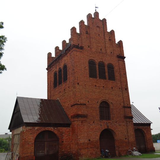 Bell tower of Holy Trinity church in Myszyniec