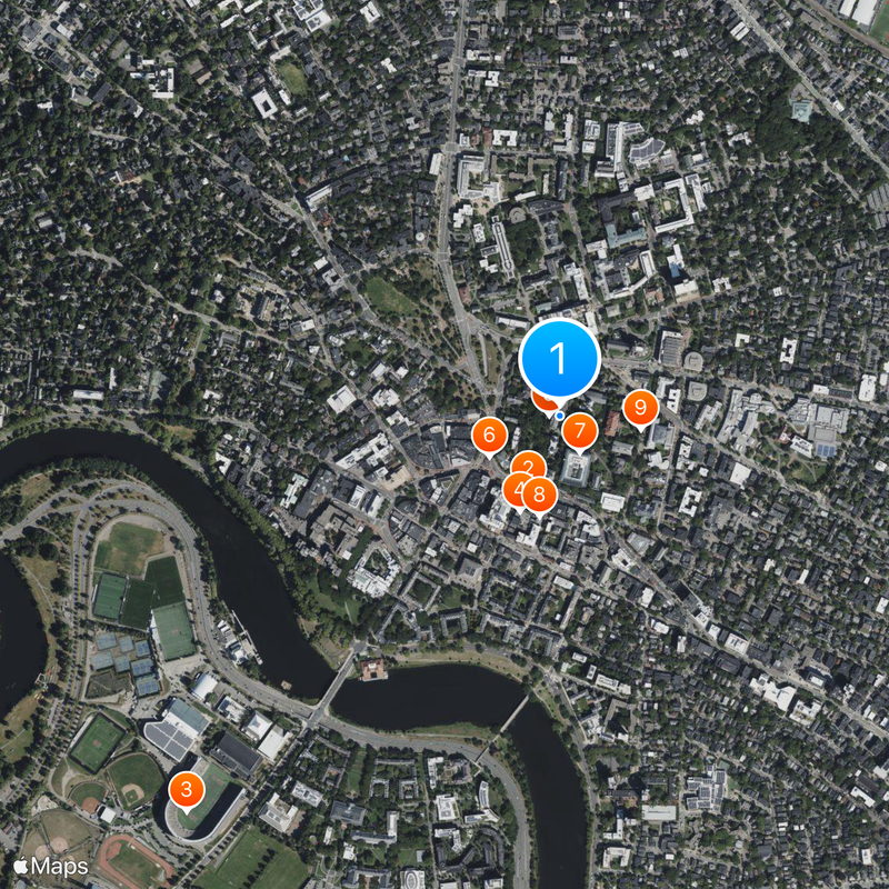 Harvard University Map