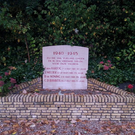Monument op de begraafplaats