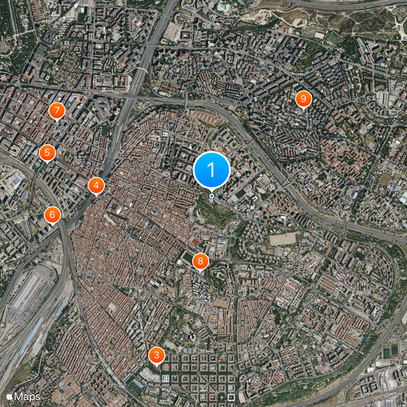 Park of the Hill of Uncle Pius Map