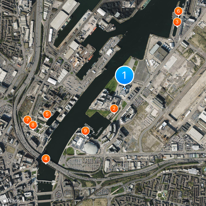 Titanic Belfast Mapa