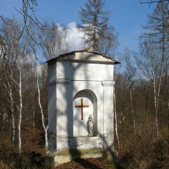 Kaplička nad Soběslaví u silnice do Vesců