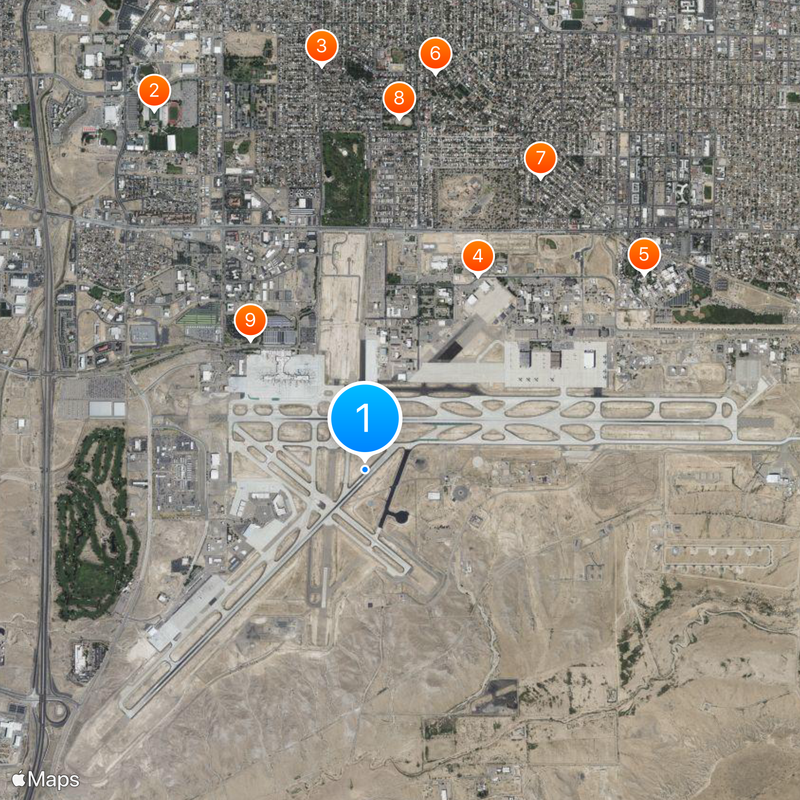 Albuquerque International Sunport Map