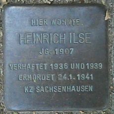 Stolperstein dedicated to Heinrich Ilse