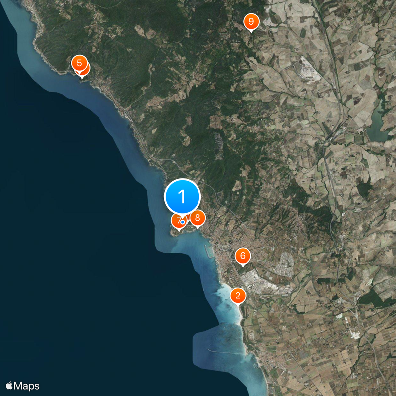 Castiglioncello Mappa