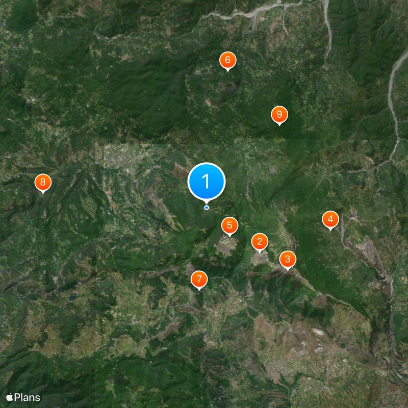 Pollino National Park Mapa