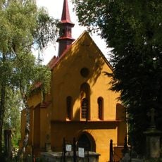Holy Cross cemetery chapel in Lanckorona