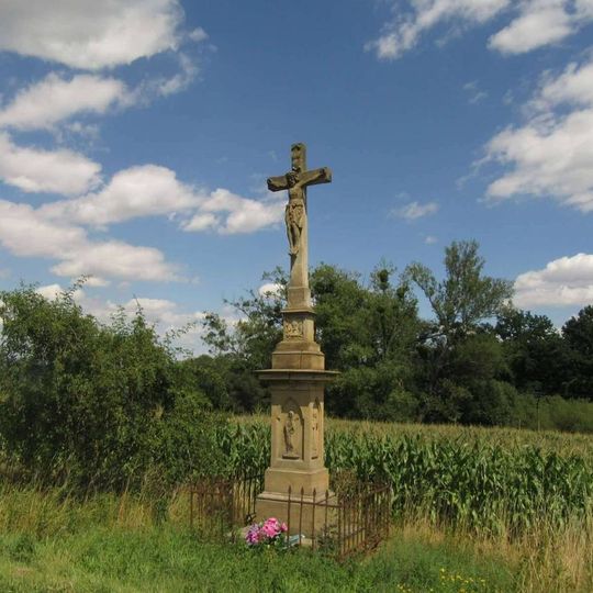 Kříž jižně od Řimic u silnice