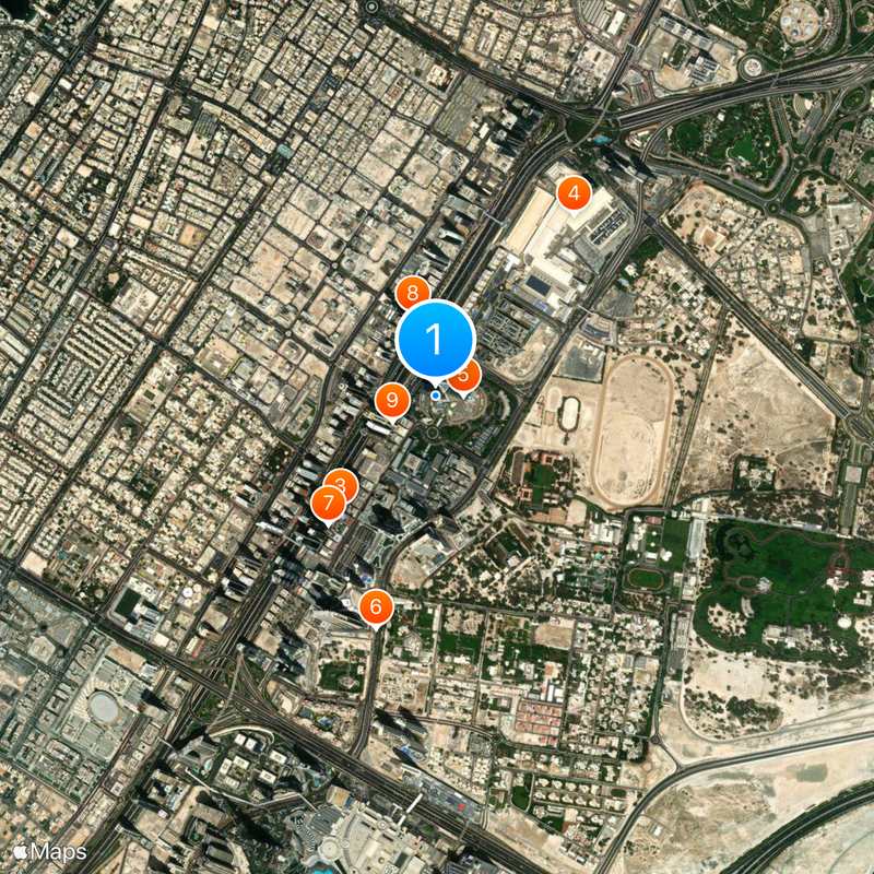 Emirates Tower Two Carte