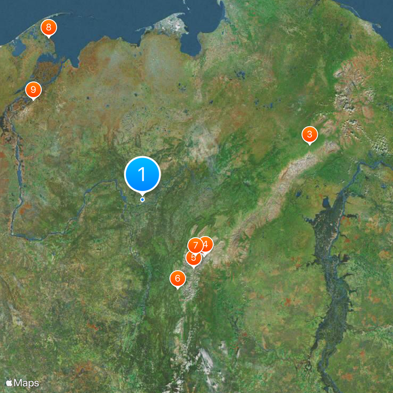 Usinsk Map
