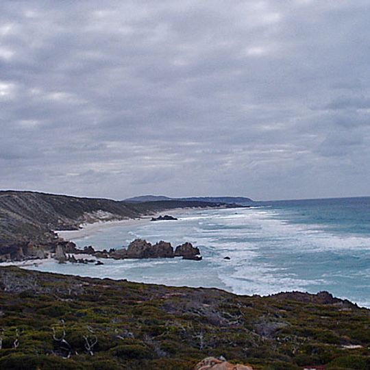 Looking east along Whale Bone beach
