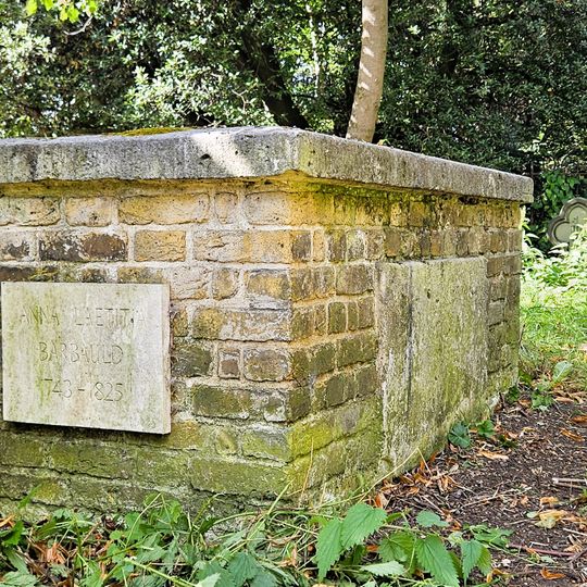 Tomb Of Anna Laetitia Barbauld, Churchyard Of Old Church Of St Mary