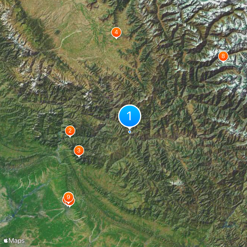 Baglihar Dam Map
