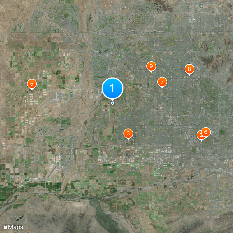 State Farm Stadium Carte