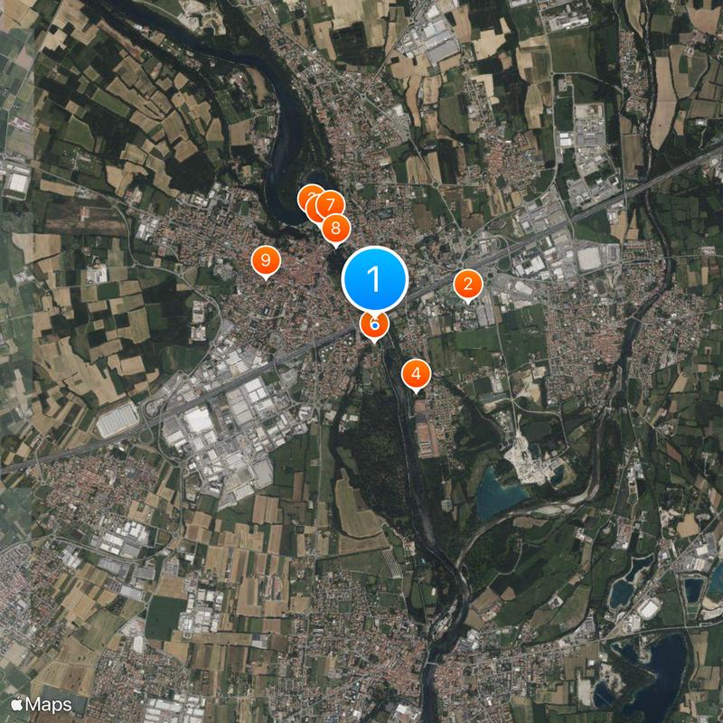 Naviglio della Martesana Mappa