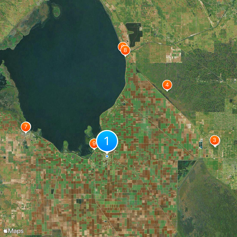 Belle Glade Map