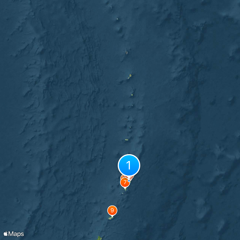 Mariany Północne Mapa