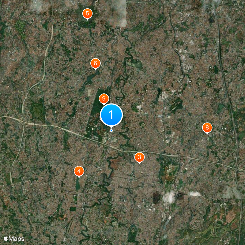 Gunadarma University Map