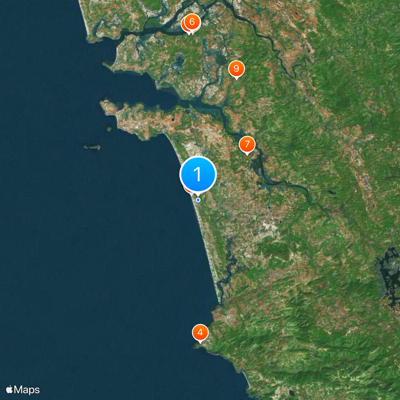 Colva Map