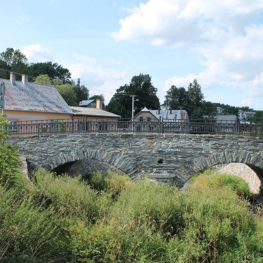 Stone bridge in Město Libavá
