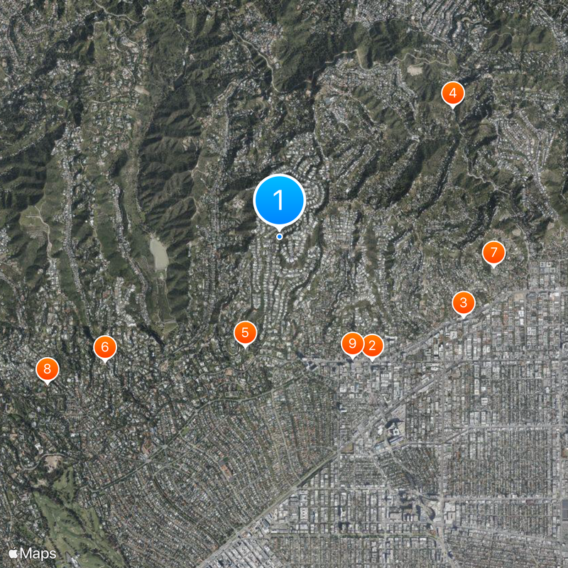 Trousdale Estates Map