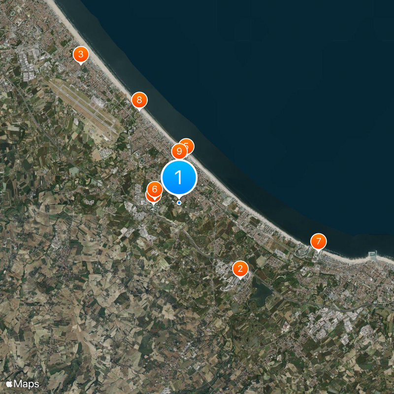 Cocoricò Map
